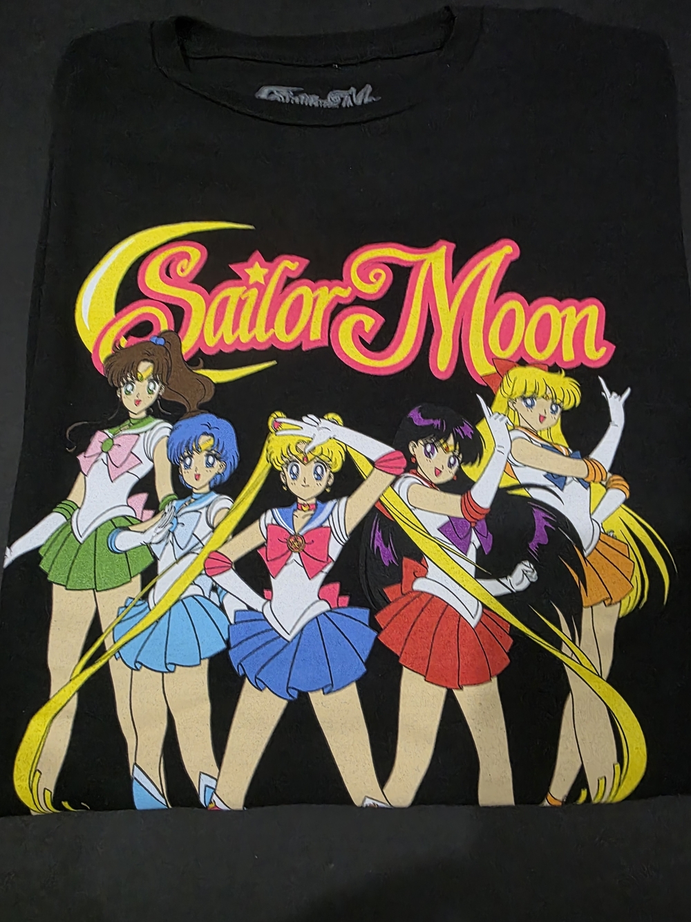 Sailor Moon Graphic Short Sleeve Tee - Black